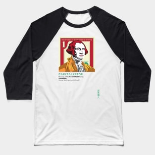 USD000002 - George Washington as McDonald Baseball T-Shirt